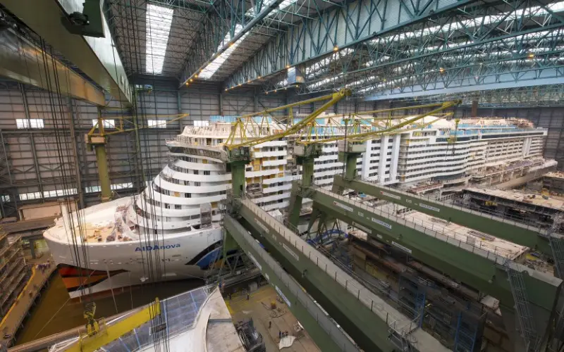 AIDAnova cruise ship built by Prime Associates