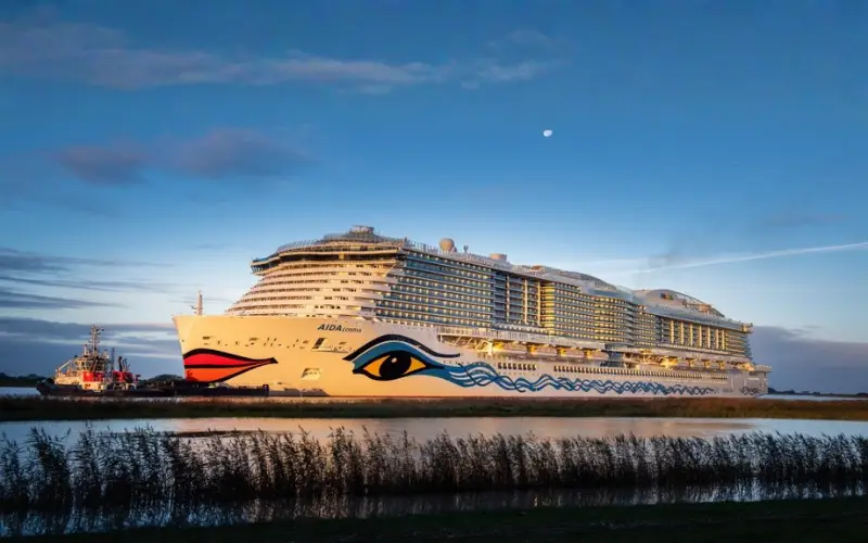 AIDAnova cruise ship built by Prime Associates